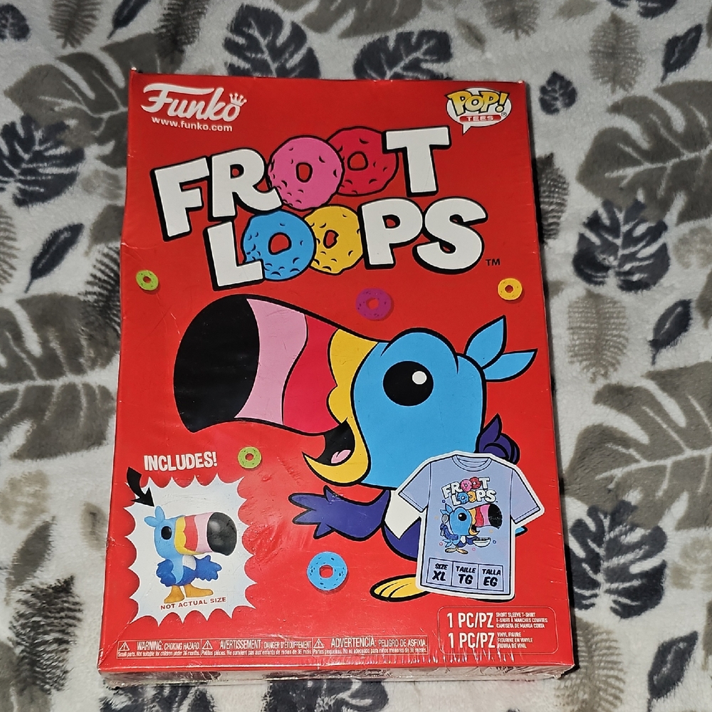 Funko Froot Loops Toucan Toy And Shirt Set